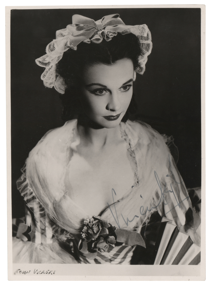 Lot 747 Vivien Leigh Signed Photograph