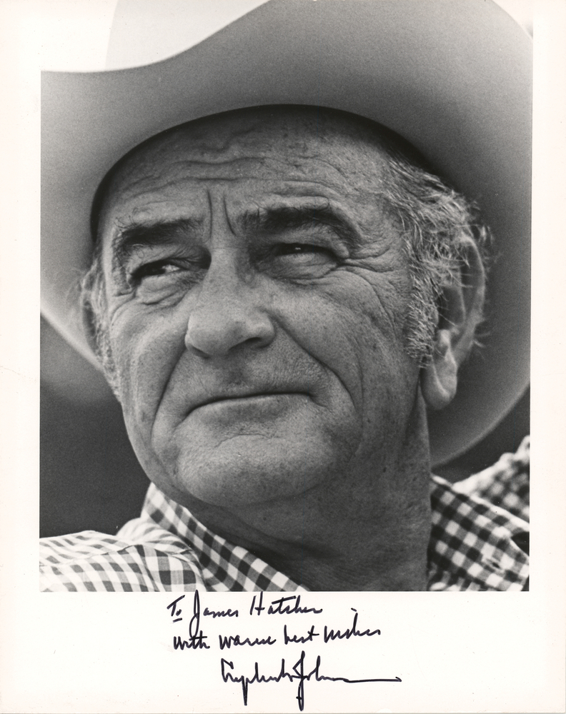 Lot 205 Lyndon B. Johnson Signed Photograph