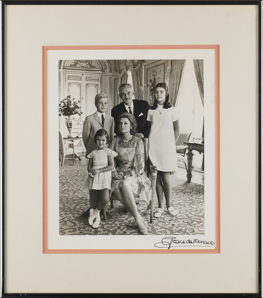Lot 363 Princess Grace of Monaco Signed Oversized Photograph