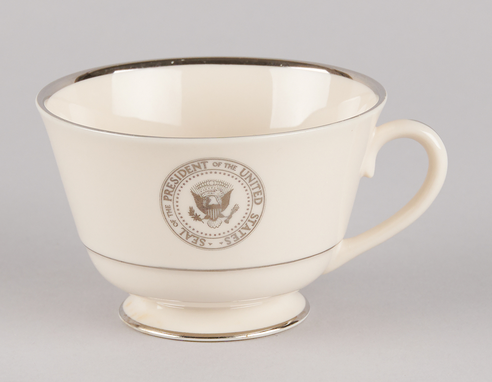 Lot 206 Lyndon B. Johnson and Richard Nixon White House Tea Cup