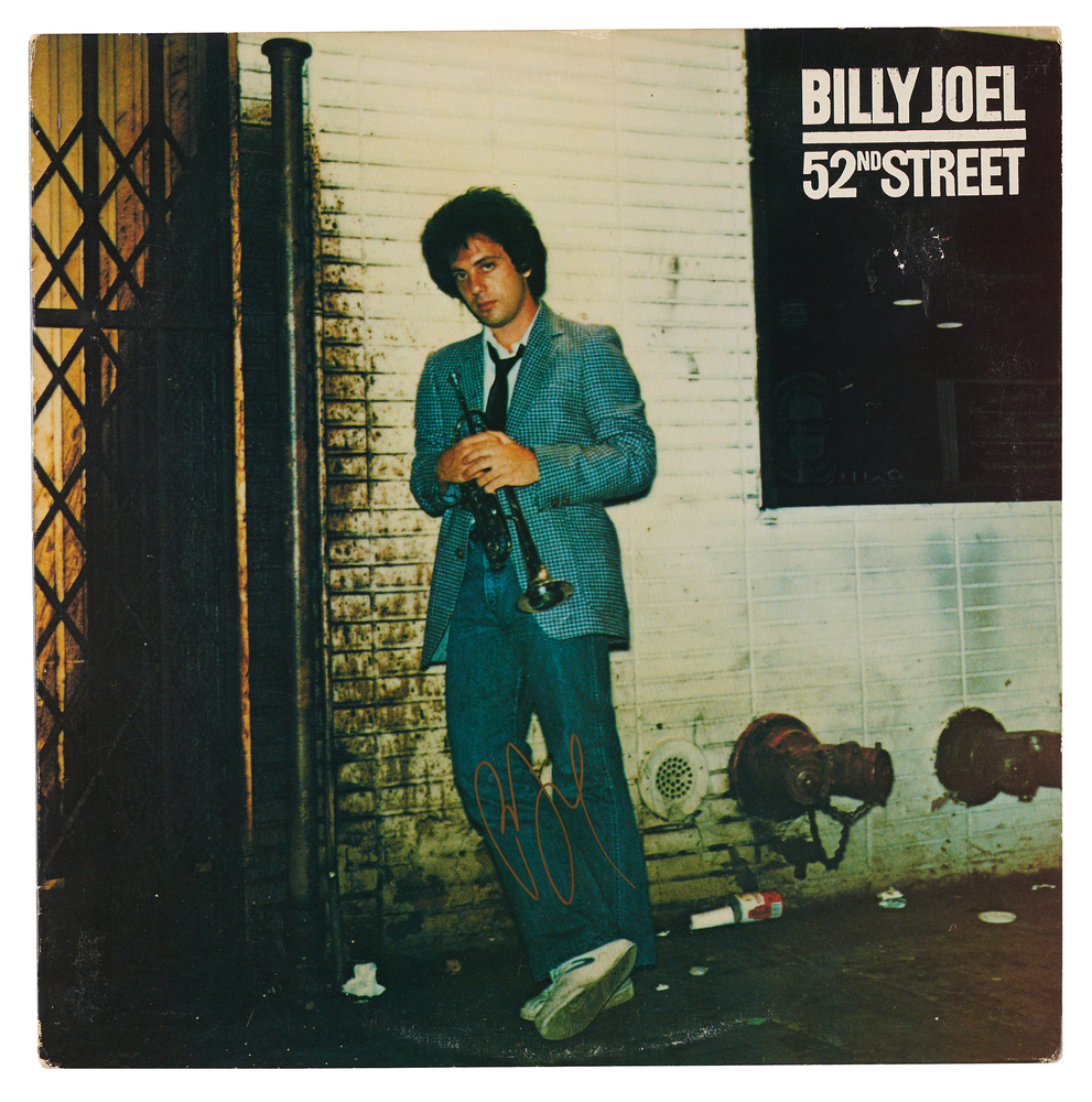 Lot 649 Billy Joel Signed Album - 52nd Street