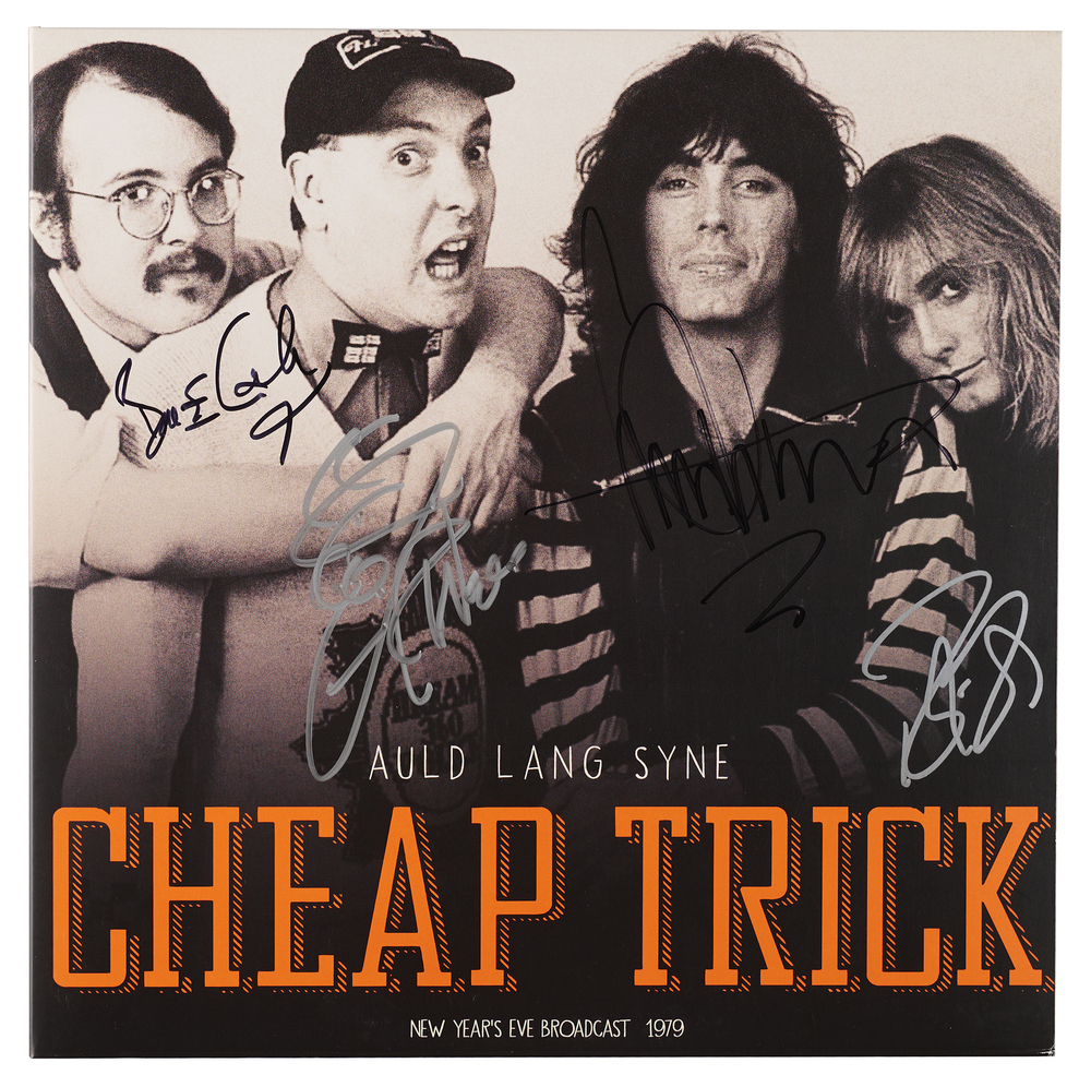 Lot 637 Cheap Trick Signed Album - Auld Lang Syne