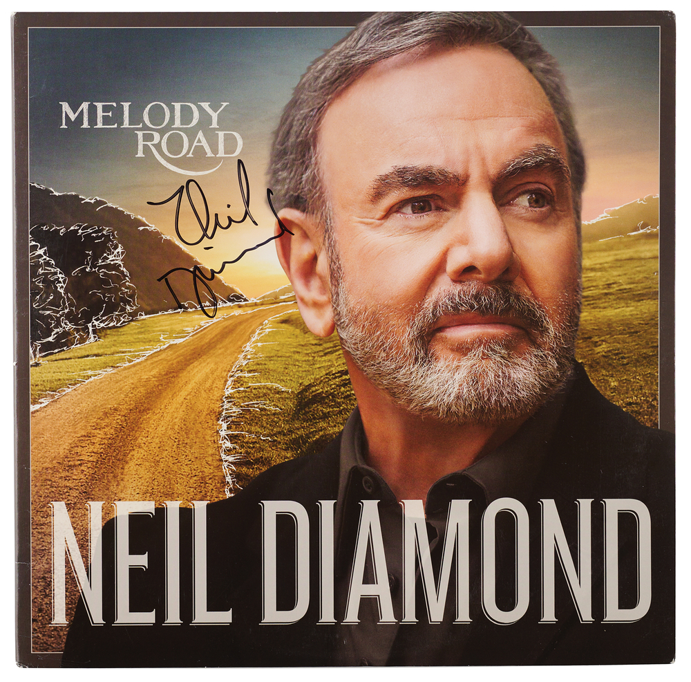 Lot 651 Neil Diamond Signed Album - Melody Road