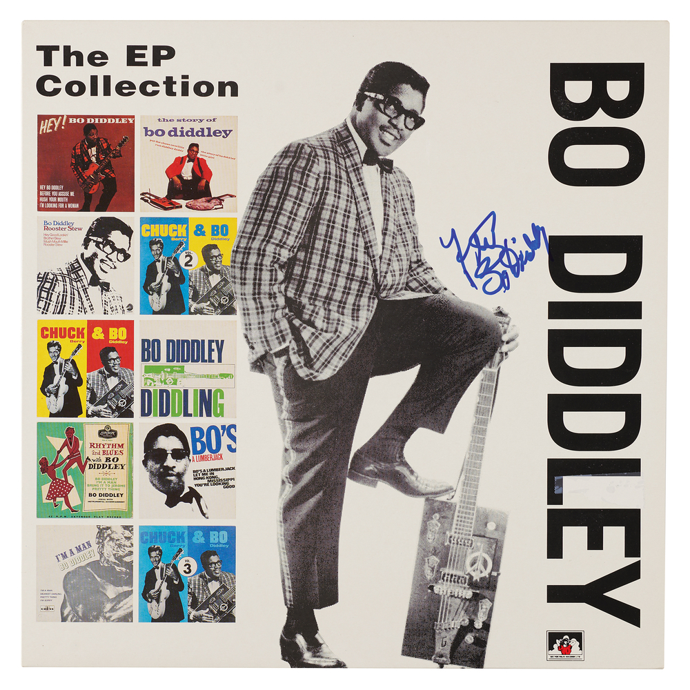 Lot 655 Bo Diddley Signed Album - The EP Collection