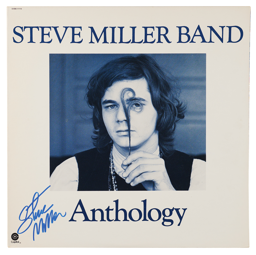 Lot 659 Steve Miller Signed Album - Anthology