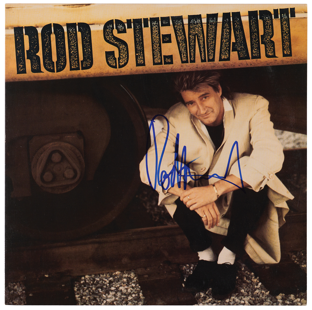 Lot 684 Rod Stewart Signed Album - Self-Titled
