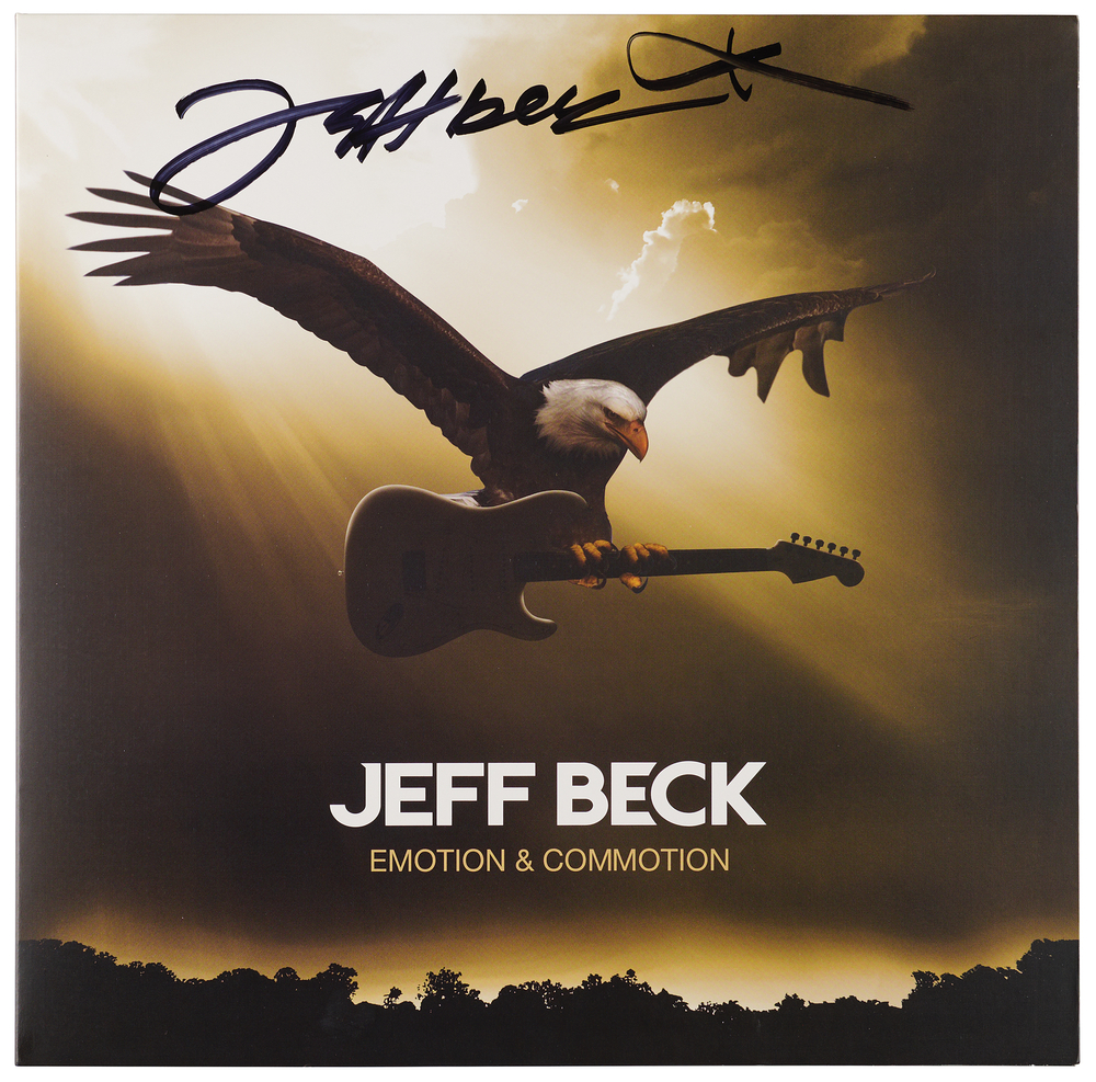 Lot 632 Jeff Beck Signed Album - Emotion & Commotion