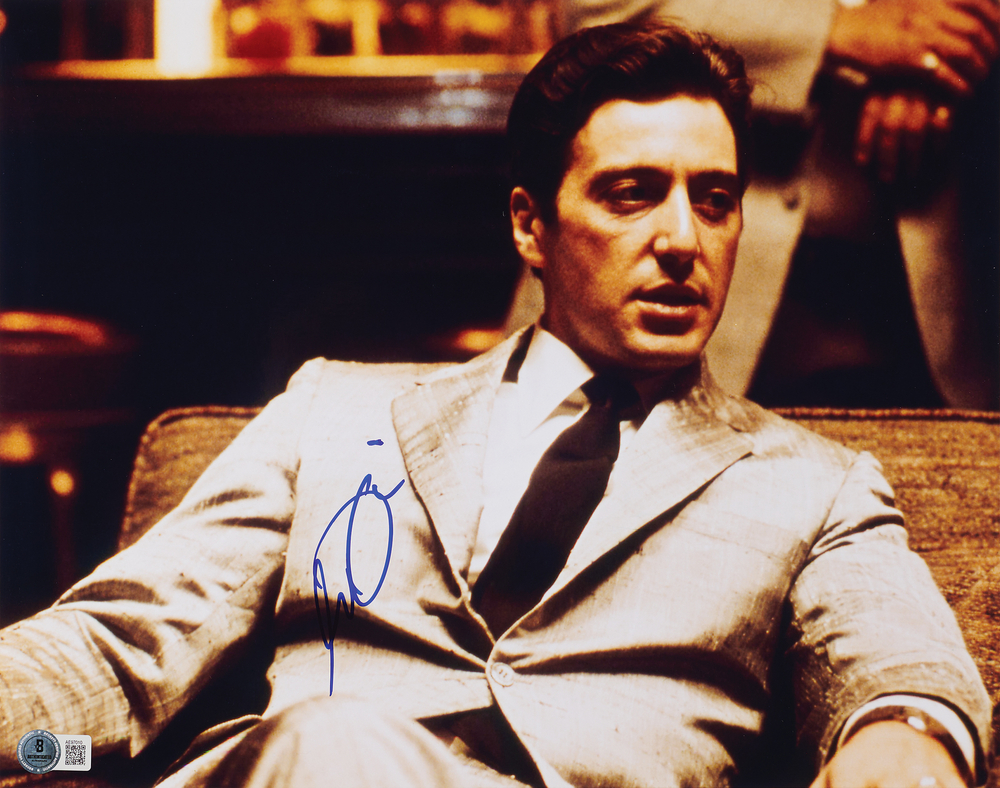 Lot 770 Al Pacino Oversized Signed Photograph - BAS 10