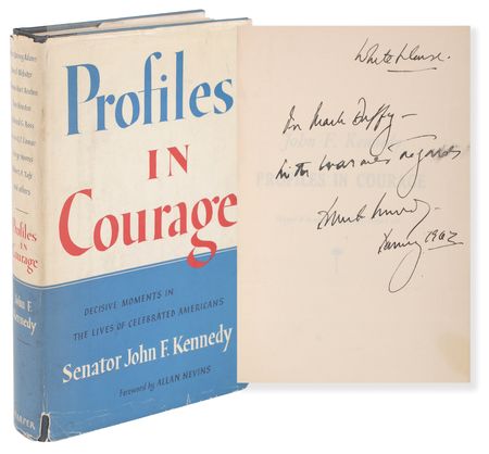 Lot #105 John F. Kennedy 1962 Profiles in Courage Signed Book - White House - Image 1