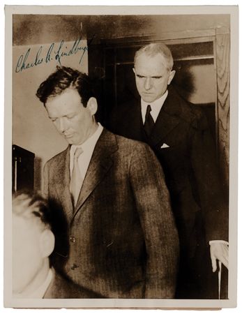 Lot #466 Charles Lindbergh Signed Photograph