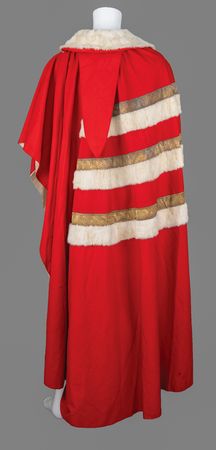 Lot #345 Earl of Chesterfield Attributed Ceremonial Robe with Original Engraved Storage Case - Image 2