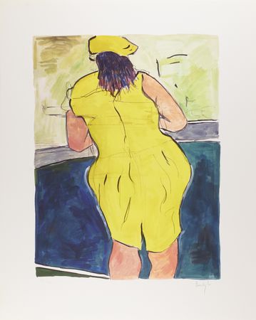 Lot #658 Bob Dylan Signed Oversized Giclee Print - 'Woman in Red Lion Pub' (Ltd. Ed. #295/295) - Image 1