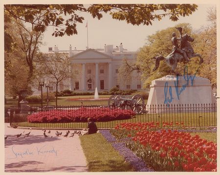 Lot #83 Jacqueline and Ted Kennedy Signed