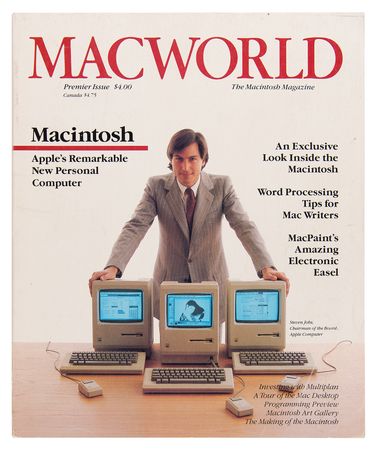 Lot #398 Steve Jobs: Macworld Magazine Premiere