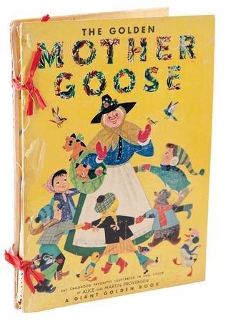 Lot #114 Jacqueline Kennedy Handmade Mother Goose Book, with Coloring by Caroline and John Jr. - Image 11