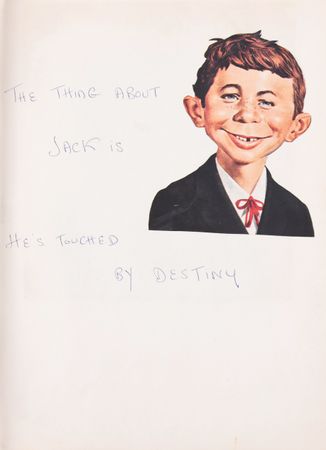 Lot #114 Jacqueline Kennedy Handmade Mother Goose Book, with Coloring by Caroline and John Jr. - Image 12