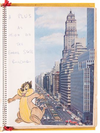 Lot #114 Jacqueline Kennedy Handmade Mother Goose Book, with Coloring by Caroline and John Jr. - Image 3