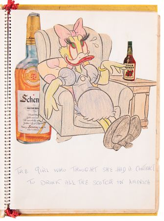 Lot #114 Jacqueline Kennedy Handmade Mother Goose Book, with Coloring by Caroline and John Jr. - Image 5