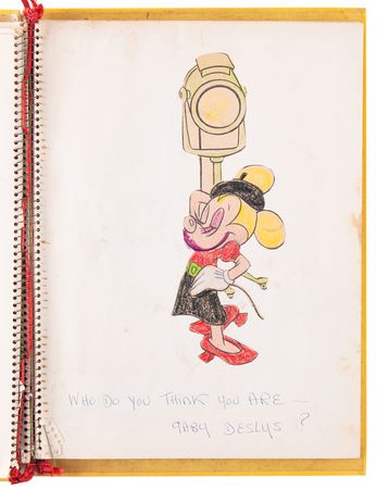 Lot #114 Jacqueline Kennedy Handmade Mother Goose Book, with Coloring by Caroline and John Jr. - Image 7