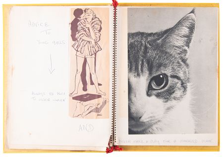 Lot #114 Jacqueline Kennedy Handmade Mother Goose Book, with Coloring by Caroline and John Jr. - Image 8