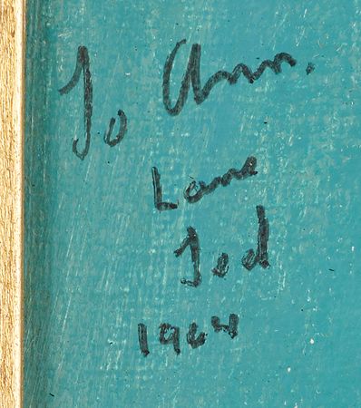 Lot #287 Ted Kennedy Original Oil Painting and (7) Signed Letters to His Cousin Ann Gargan - Image 2