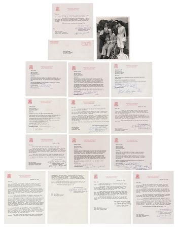 Lot #283 Joseph P. Kennedy and Ann Gargan Correspondence Archive with (13) TLSs by Richard Cardinal Cushing, Letters by Bing Crosby and Peter Lawford, and a Telegram Invitation to RFK's Funeral Mass - Image 2