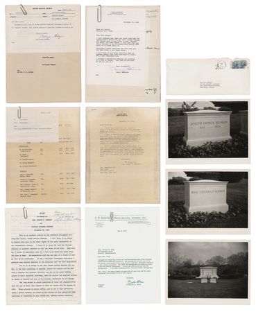 Lot #283 Joseph P. Kennedy and Ann Gargan Correspondence Archive with (13) TLSs by Richard Cardinal Cushing, Letters by Bing Crosby and Peter Lawford, and a Telegram Invitation to RFK's Funeral Mass - Image 3