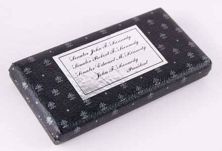 Lot #290 Kennedy Family: John F. Kennedy, Robert F. Kennedy, and Edward Kennedy Commemorative Parker Pen Set (4) - Image 2