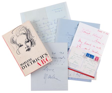Lot #294 [Kennedy Family] Marlene Dietrich (8)