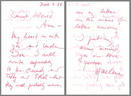 Lot #294 [Kennedy Family] Marlene Dietrich (8) Autograph Letters Signed to Joseph P. Kennedy's Caretaker, Ann Gargan - Image 6
