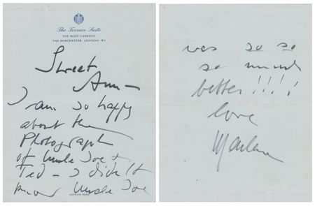 Lot #294 [Kennedy Family] Marlene Dietrich (8) Autograph Letters Signed to Joseph P. Kennedy's Caretaker, Ann Gargan - Image 8