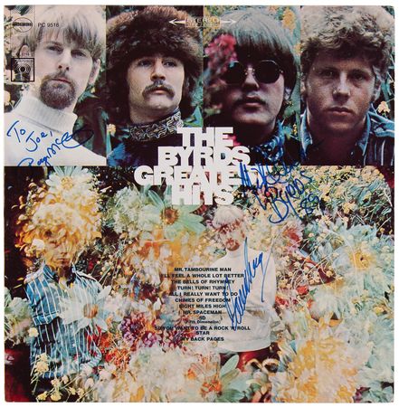 Lot #636 The Byrds Signed Album - Greatest Hits - Image 1