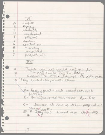 Lot #297 John F. Kennedy, Jr. Autograph Manuscript Signed - Middle School English Assignment on Faust (1974–75) - Image 3