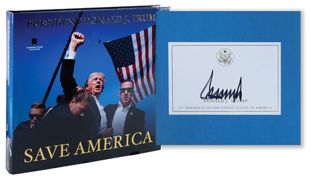 Lot #238 Donald Trump Signed Book - Save America - Image 1