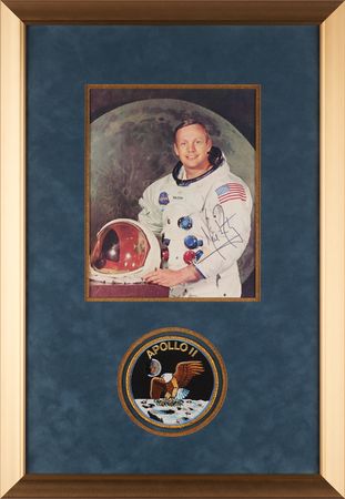 Lot #476 Neil Armstrong Signed Photograph