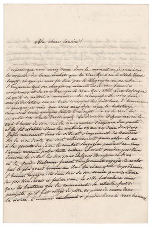 Lot #356 Marie Louise of Parma Autograph Letter