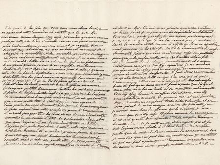 Lot #356 Marie Louise of Parma Autograph Letter Signed on Napoleon and the Battle of Maloyaroslavets (1812) - Image 2