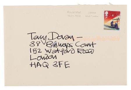 Lot #640 Eric Clapton Autograph Letter Signed to Beatles Insider Terry Doran on Pattie Boyd, Health, and Their Long Friendship - Image 2