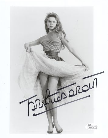 Lot #704 Brigitte Bardot Signed Photograph