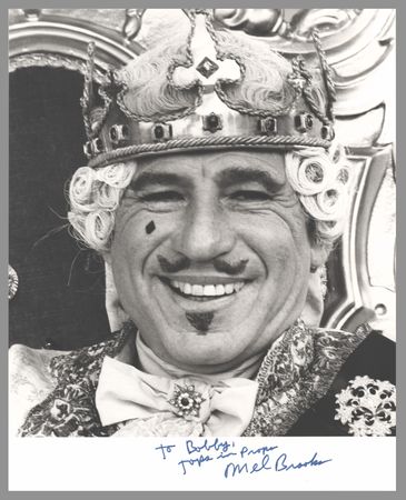 Lot #710 Mel Brooks Signed Photograph