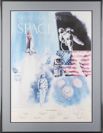 Lot #469 Naval Aviation in Space Multi-Signed (9)