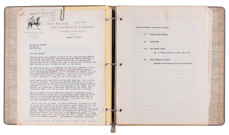 Lot #520 Walt Disney Studios: 'Liberty in America Series' Research Binder (c. 1956) - Image 3