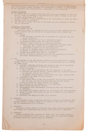 Lot #521 Walt Disney Studios: Hays Office Censorship Report (1944) - Image 2