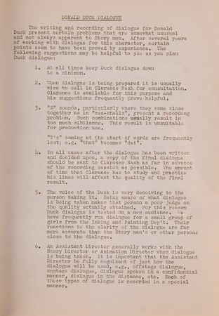 Lot #524 Walt Disney Studios: Story Department Reference Material Handbook (1939) - Image 4