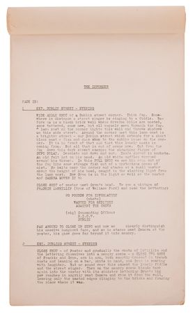 Lot #738 The Informer Original Script by Dudley Nichols - Image 2