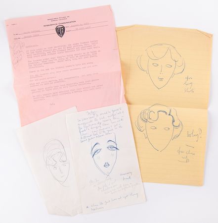 Lot #732 Audrey Hepburn: My Fair Lady Wardrobe/Makeup Department Archive, with an Original Script, George Cukor Memo, and 150+ Candid Photographs - Image 2