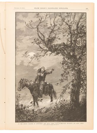 Lot #413 Rain in the Face: Frank Leslie's Illustrated Newspaper from December 29, 1888 - Image 3