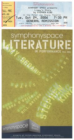 Lot #576 Stephen King Signed Book - Lisey's Story - Image 2