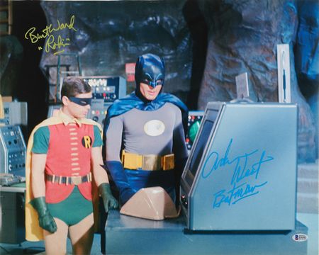 Lot #708 Batman: Adam West and Burt Ward Signed