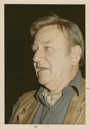 Lot #796 John Wayne Signed Candid Photograph - Image 2